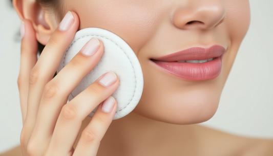Sensitive skin cleansing pads for gentle daily care