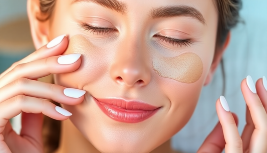 Hydrating eye patches for puffiness and dark circles