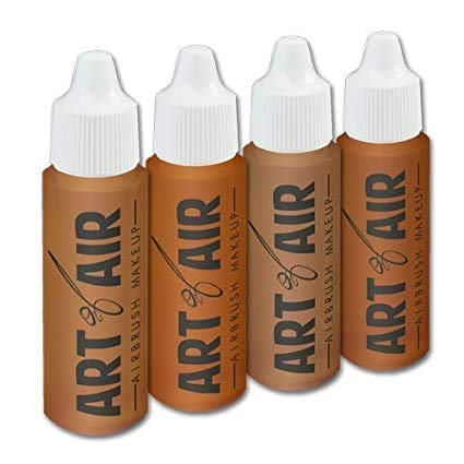 4pc TAN Complexion Professional Airbrush Cosmetic 2 oz
