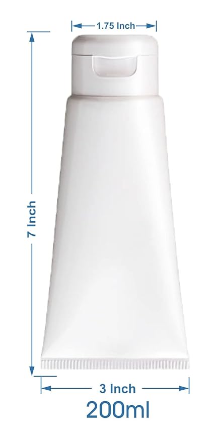(4pcs per pack) 200ml WHITE Empty