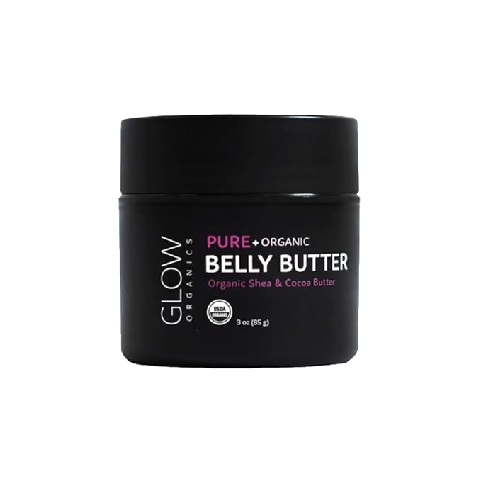 100% Organic Belly Butter, Prevents Stretch