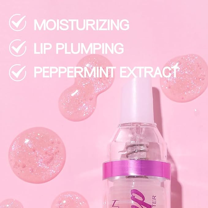 Plumping Lip Oil With Chili Extract - Fuller Lips Instantly! Ultra-Hydrating & Nourishing, Glossy Finish Lip Glow Oil, Lip Plumping Booster Plump, Smooth, and Define Your Lips Naturally (03 )