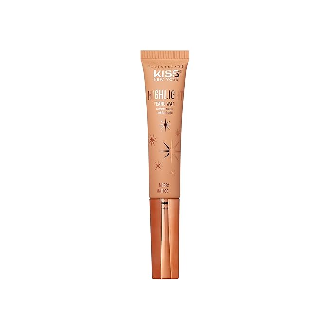 Kiss New York Professional Pearl Liquid Highlighter Beauty (Merry Marigold)