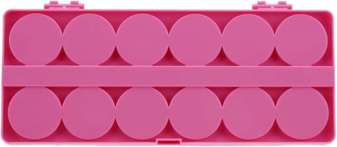 Nail Art Palette, 24 Grid Plastic Nail Art