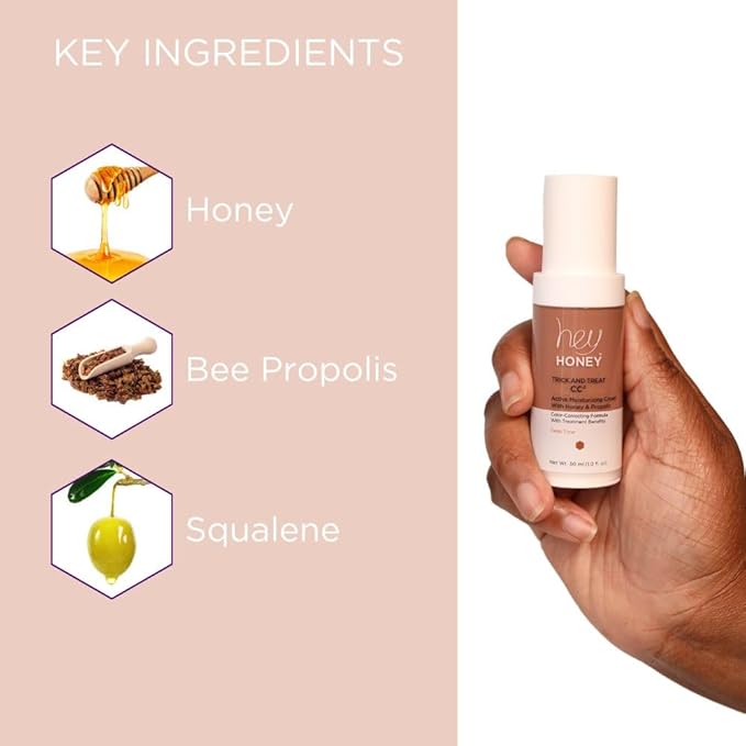 Hey Honey Trick and Treat CC² Cream SPF (Deep Tan) 1 oz