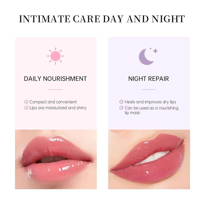 3 Colors Lip Butter Balm Set,Vanilla Sugar)