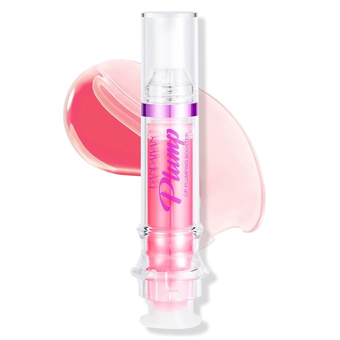 Erinde Lip Plumper Gloss, Natural Spicy Lip Plumping Booster Lip Plumping Oil, Ultra-Hydrating & Nourishing Plump Lip Plumper, Glossy Finish Fuller Lip Plumping Lip Gloss for Women Girls, 05#