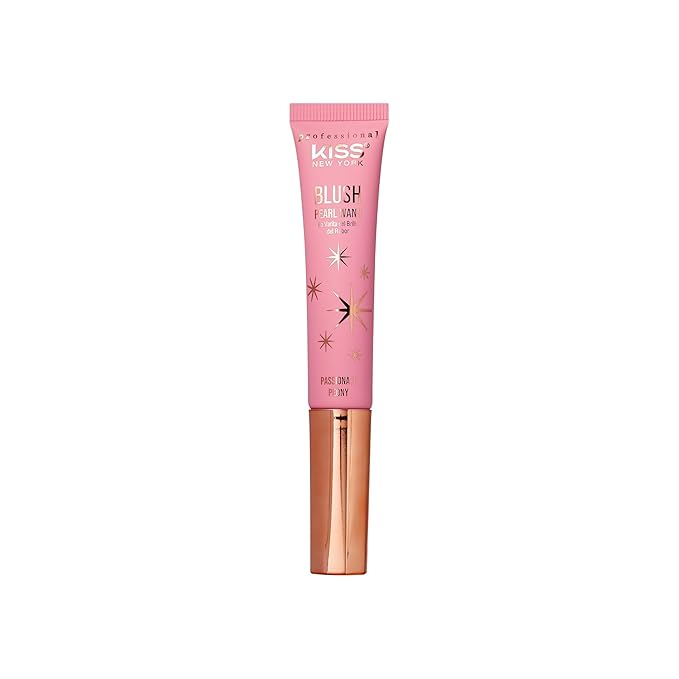 Kiss New York Professional Pearl Liquid Blush Beauty (Passionate Peony)