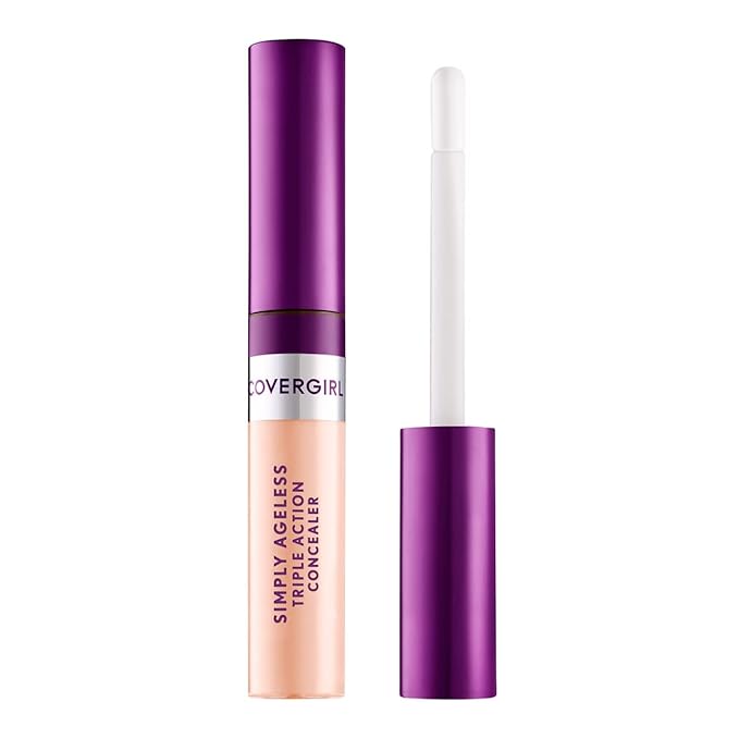 COVERGIRL Simply Ageless Triple Action Concealer, Ivory, Pack of 1