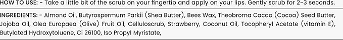Lip Scrub strawberry 0.35 fl/oz