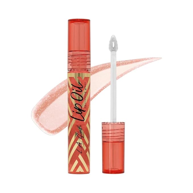 L.A. Girl Lip Oil Nourishing Gloss, Shimmer Cherry GLC725