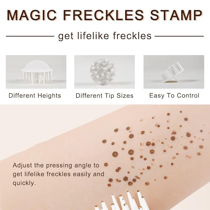 Erinde Upgrade Liquid Freckle Pen, Fake Freckles Stamp 02 Chocolate