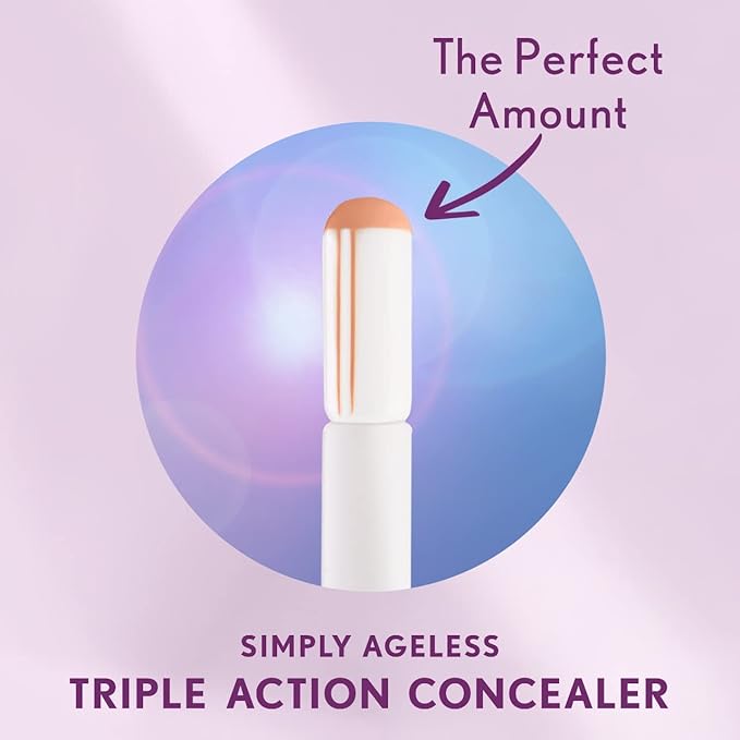 COVERGIRL Simply Ageless Triple Action Concealer, Ivory, Pack of 1