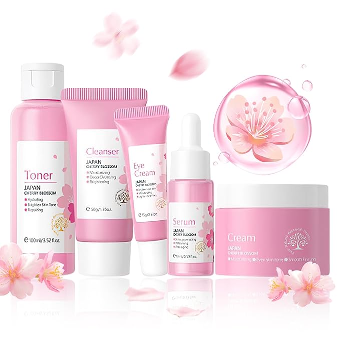 Skin Care Set, Cherry Blossom Skin