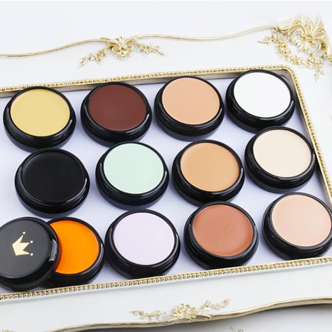 Kaely Color Correcting Concealer,Cream Pot Concealer Full Coverage,under Makeup,03 Light