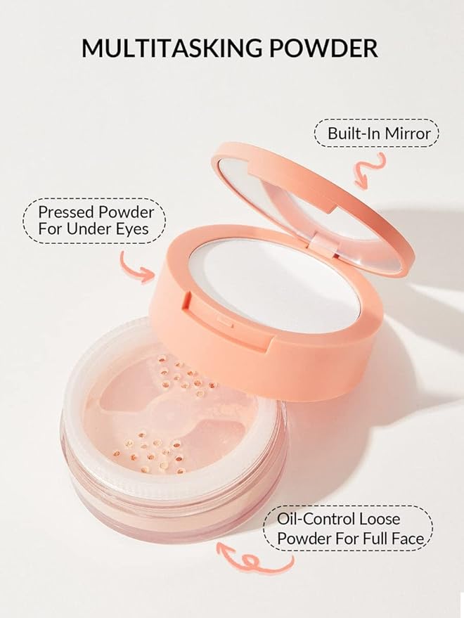 SHEGLAM Insta-Ready Face Powder Loose Under Eye Setting - Bisque