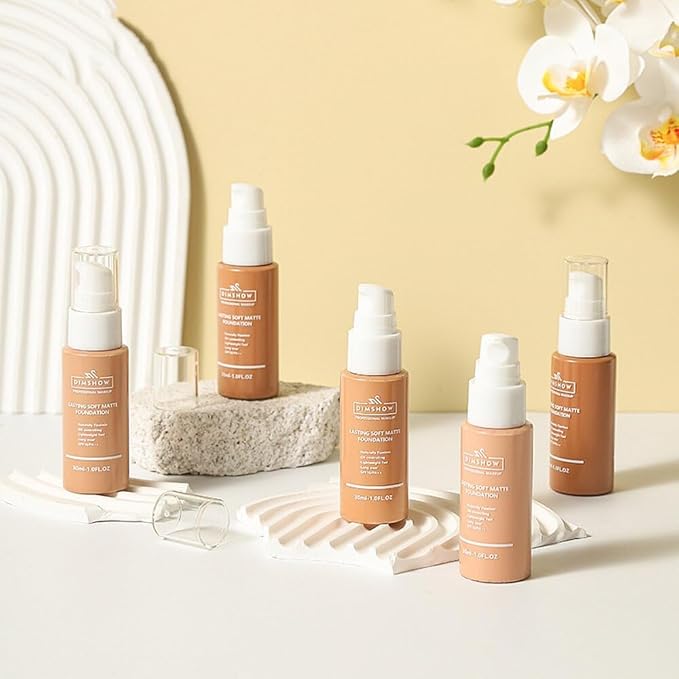Flawless Matte Liquid Foundation Makeup, Vegan & Cruelty-Free, (06, ) 30ml