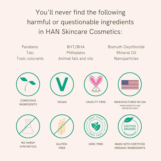 HAN Skincare Cosmetics Vegan, Cruelty-Free, 3-in-1 Multistick for | Large