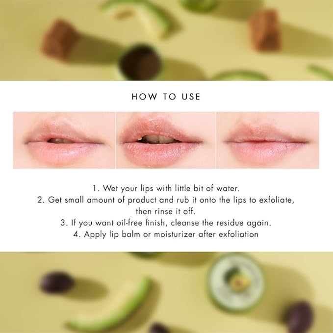 SKINFOOD Avocado Rich Lip Scrub 14g Lips