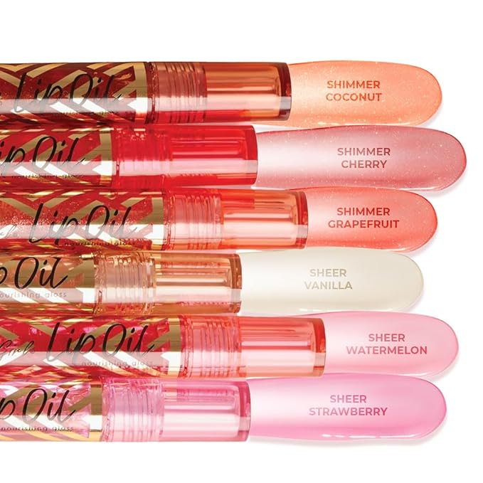 L.A. Girl Lip Oil Nourishing Gloss, Shimmer Cherry GLC725