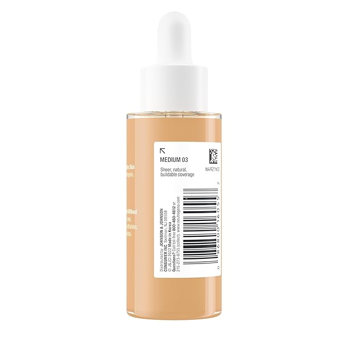 Neutrogena Healthy Skin Sensitive Skin Serum Foundation with Medium 03, 1 oz