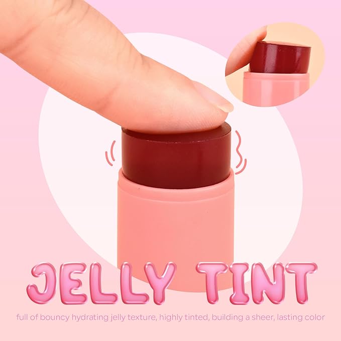 KYDA Water Jelly Tint Blush, Berry, Jelly Tinted Lasting Moisturising