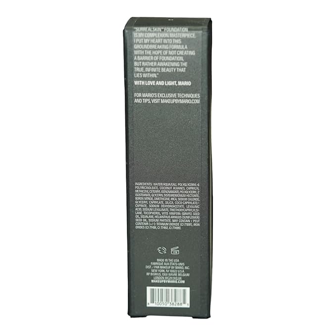 MAKEUP BY MARIO SurrealSkin Liquid Foundation, Liquid Formula, neutral undertone) 30 mL