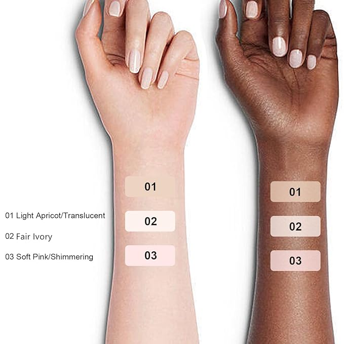Setting Powder Lightweight Loose Powder Finishing Powder Long-Lasting Apricot/Translucent)-2 Boxes