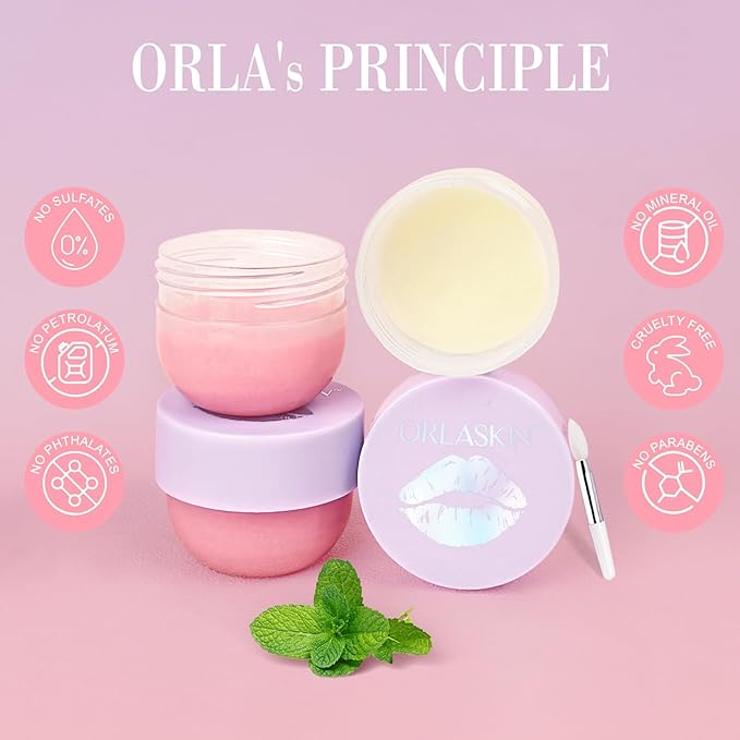 Lip Mask & Lip Scrubber Exfoliator Flavor)