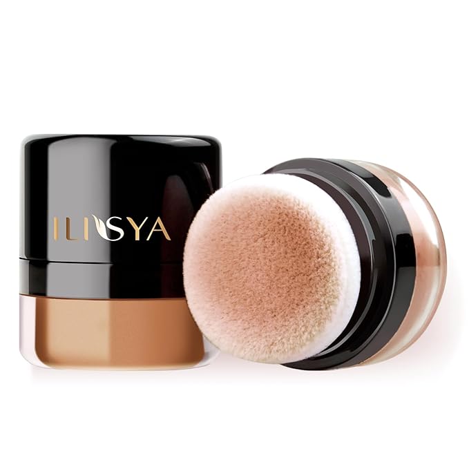 Face Blush Powder Makeup Soft Mushroom Blush for (Bronze Gingko)