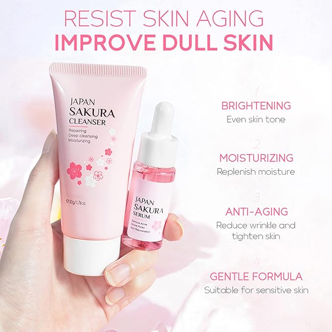 Skin Care Set - Sakura Skin