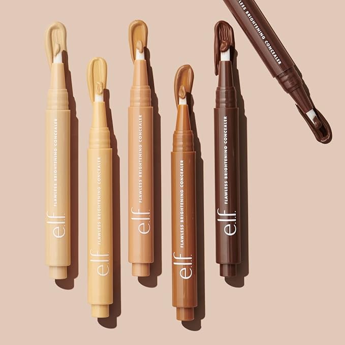 e.l.f. Flawless Brightening Concealer, Illuminating & Highlighting Face Fl Oz