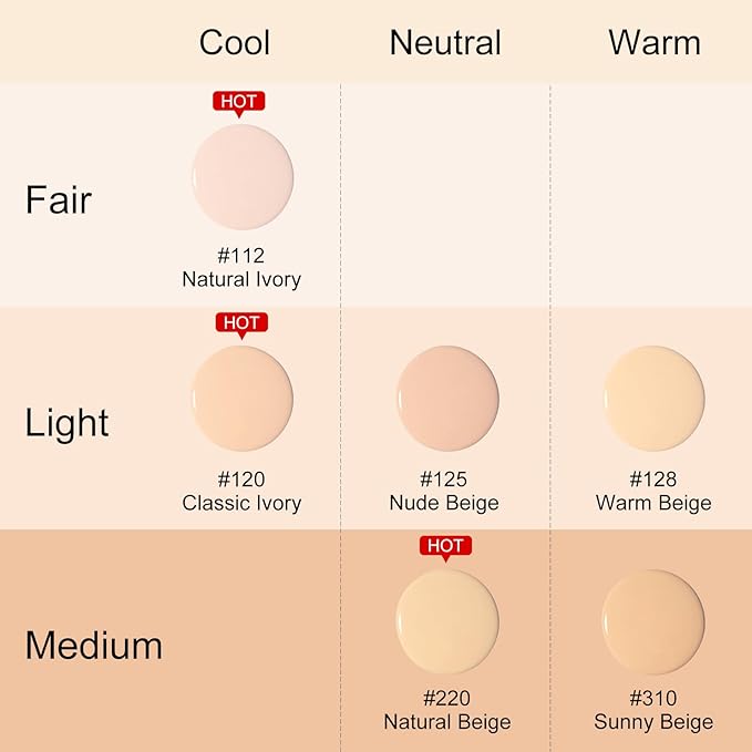 KYDA AirBrush Foundation Spray, Silky Foundation Mist Makeup, Nude Beige