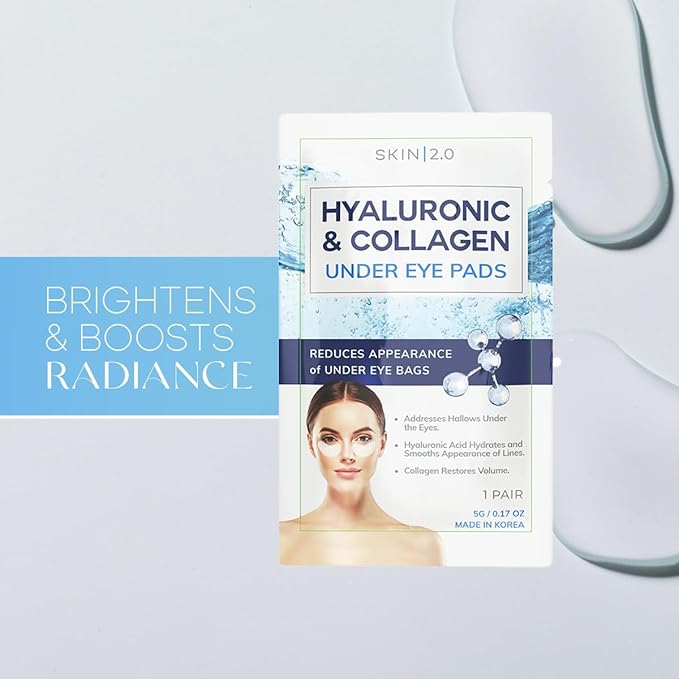Hyaluronic acid and collagen under