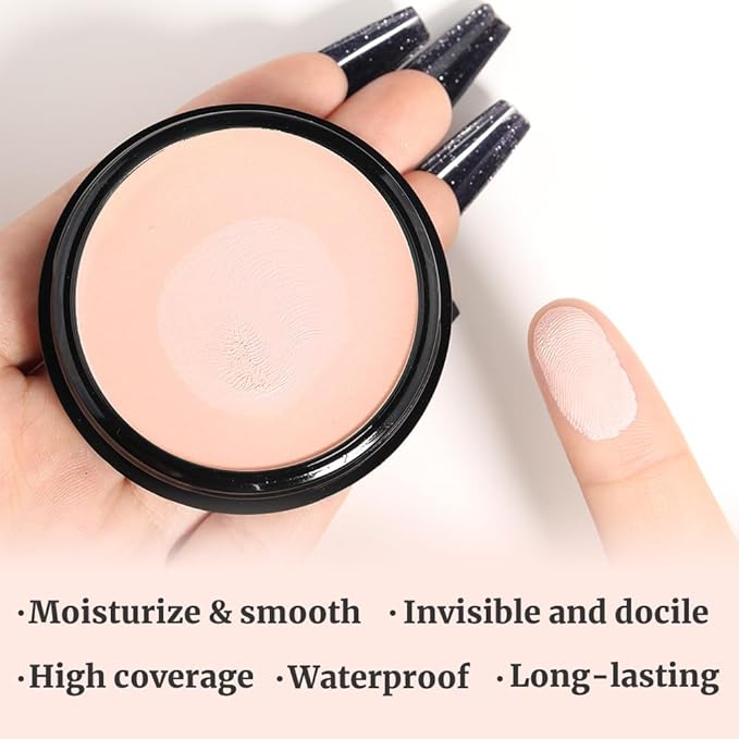 Kaely Color Correcting Concealer,Cream Pot Concealer Full Coverage,under Makeup,03 Light
