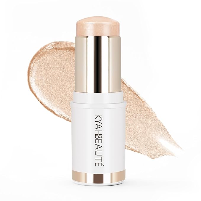 Dewy Highlighter Makeup, Highlighter Makeup Stick for Face Gold /0.53fl.Oz 15g