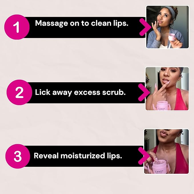 Minimo Candy Lip Exfoliator Scrub & oz)