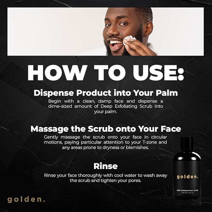 Golden Grooming Co. Exfoliating Face Scrub Types-4oz