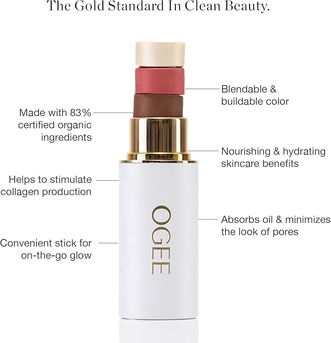 Ogee Sculpted Face Stick (PEARL - PEARLESCENT PEONY Highlighter Stick