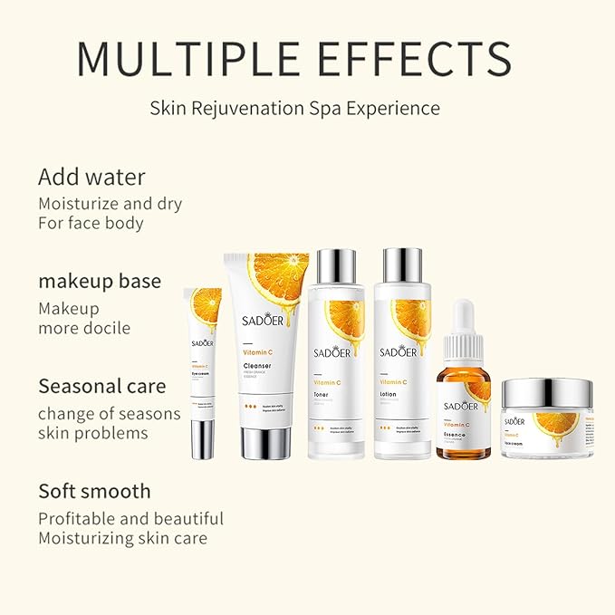 Vitamin C Daily Skin Care Set Moisturizing