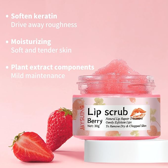 Lip Scrub, Lip Scrubber Exfoliator, Lip