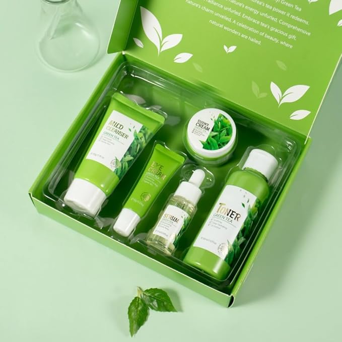 Skin Care Set, Green Tea Skin