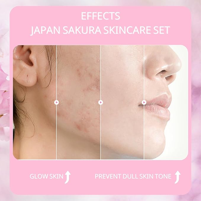 Sakura Skin Care Set, Women Gift
