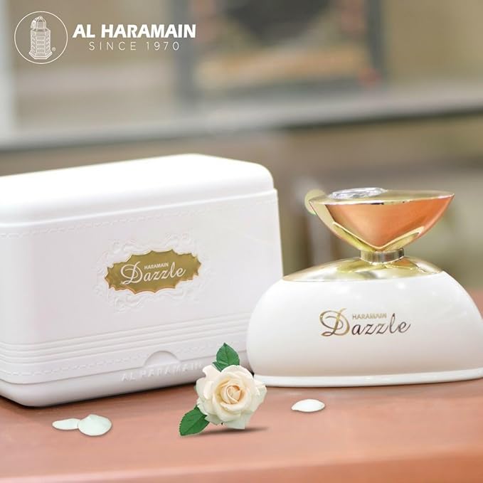 Dazzle Al Haramain Arabian Perfume for Women - Long Lasting Perfume for Women - Floral Fruity Fragrances - Eau de Parfum for Women - 3.3 oz