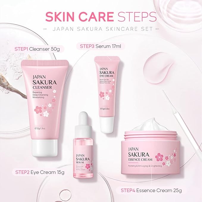 Skin Care Set - Sakura Skin
