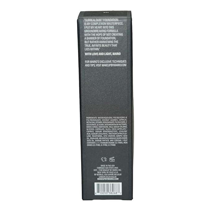 MAKEUP BY MARIO SurrealSkin Liquid Foundation, Liquid Formula, warm undertone) 30 mL