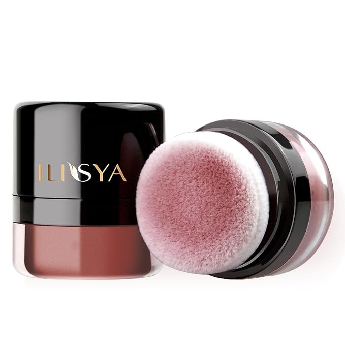 Face Blush Powder Makeup Soft Mushroom Blush for (Autumn Berry)