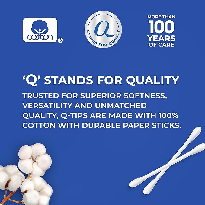 Q-tips swabs travel pack,30 count,