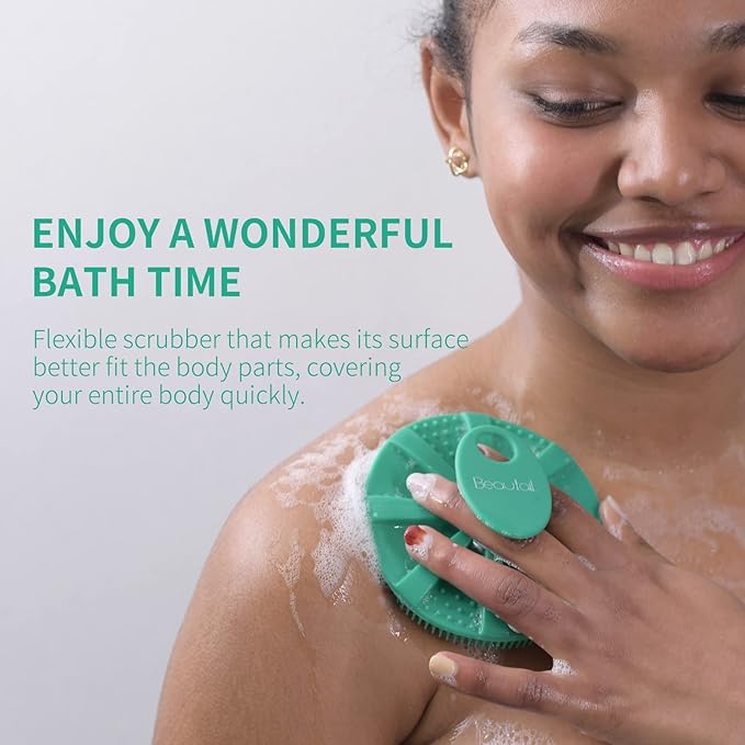 Silicone body scrubber 2 pack