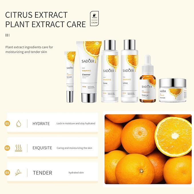 Vitamin C Daily Skin Care Set Moisturizing